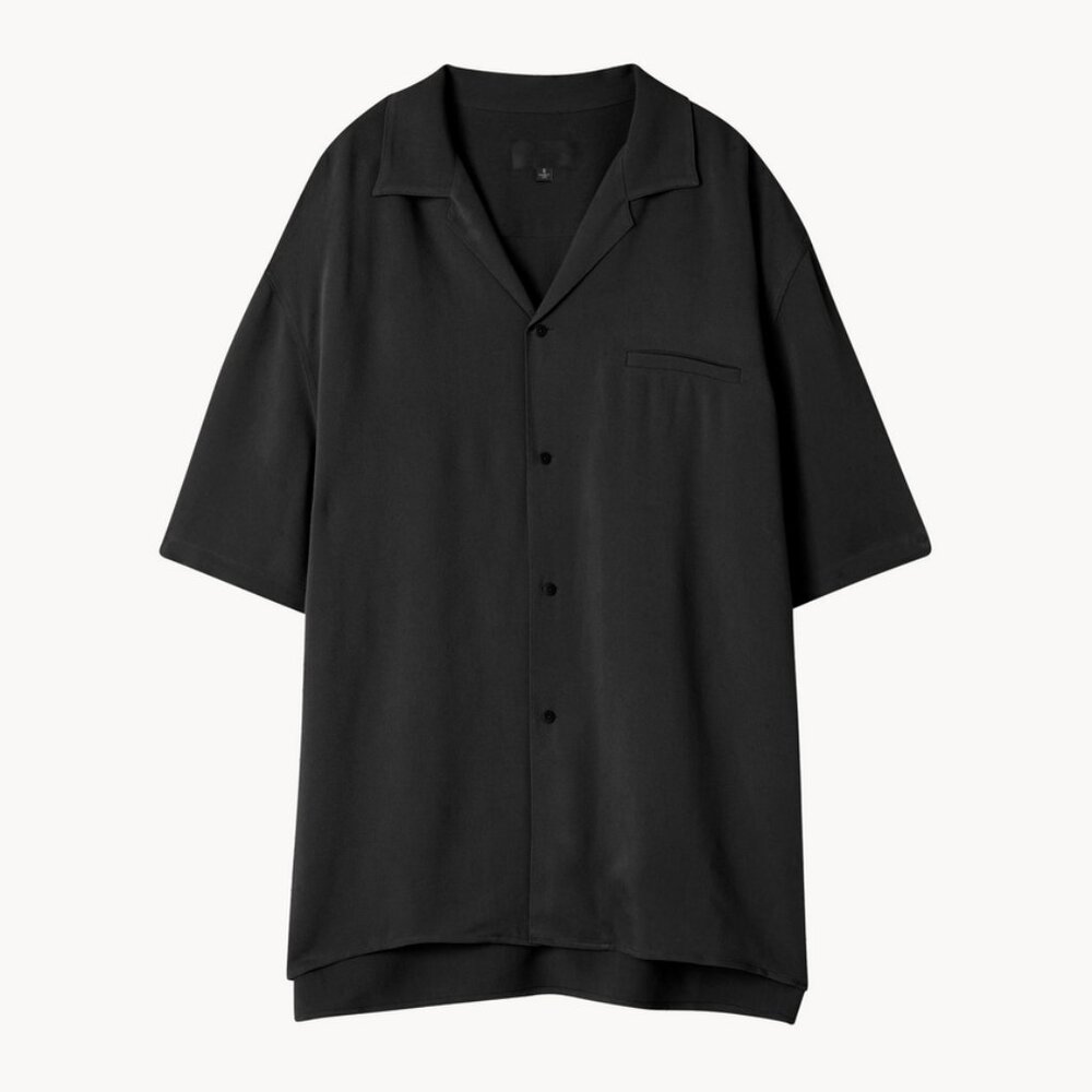 Nili Lotan Short-Sleeved Button Down "Cody Shirt"